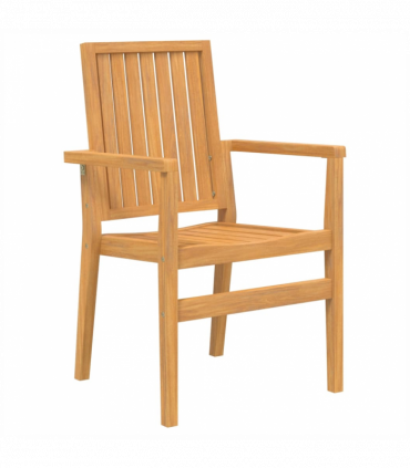 vidaXL 5 Piece Garden Dining Set Solid Wood Teak