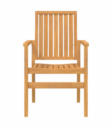 vidaXL 5 Piece Garden Dining Set Solid Wood Teak