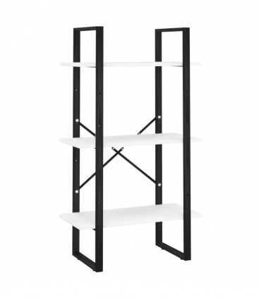 vidaXL 5-Tier Book Cabinet White 60x30x175 cm Engineered Wood