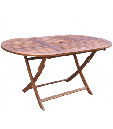 vidaXL 9 Piece Outdoor Dining Set with Cushions Solid Acacia Wood