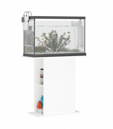 vidaXL Aquarium Stand White 75x36x72.5 cm Engineered Wood