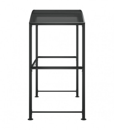 vidaXL BBQ Gazebo with Side Shelves Anthracite 210x114x230 cm Steel