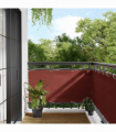 vidaXL Balcony Screen Terracotta 75x800 cm 100% Polyester Oxford