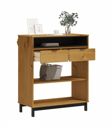 vidaXL Bar Table FLAM 92x45x110 cm Solid Wood Pine