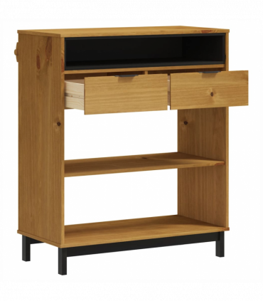 vidaXL Bar Table FLAM 92x45x110 cm Solid Wood Pine