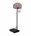 vidaXL Basketball Stand Black 237-307 cm Polyethene
