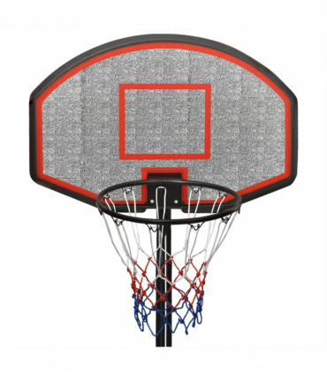 vidaXL Basketball Stand Black 237-307 cm Polyethene