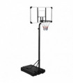 vidaXL Basketball Stand Transparent 256-361 cm Polycarbonate