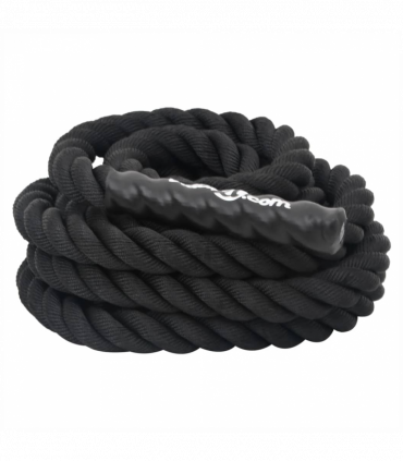 vidaXL Battle Rope Black 6 m 4.5 kg Polyester