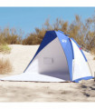 vidaXL Beach Tent Azure Blue 268x223x125 cm 185T Polyester