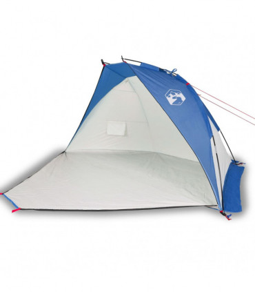 vidaXL Beach Tent Azure Blue 268x223x125 cm 185T Polyester