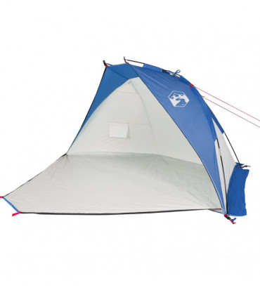 vidaXL Beach Tent Azure Blue 268x223x125 cm 185T Polyester
