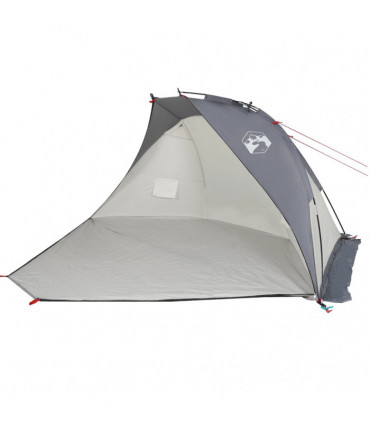 vidaXL Beach Tent Grey 268x223x125 cm 185T Polyester