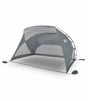 vidaXL Beach Tent Grey 274x178x170/148 cm 185T Polyester