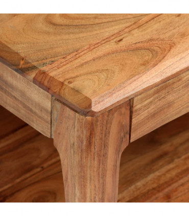 vidaXL Coffee Table Solid Wood 88x50x38 cm