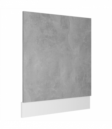 vidaXL Dishwasher Panel Concrete Grey 59.5x3x67 cm Engineered Wood