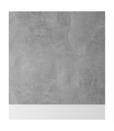 vidaXL Dishwasher Panel Concrete Grey 59.5x3x67 cm Engineered Wood