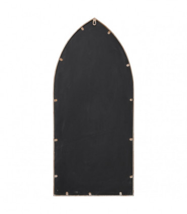 vidaXL Garden Mirror Sand 70x30 cm Iron for Outdoor Use