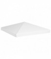 vidaXL Gazebo Top Cover 270 g/m² 3x3 m White