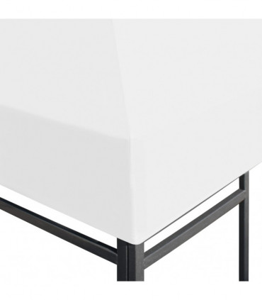 vidaXL Gazebo Top Cover 270 g/m² 3x3 m White