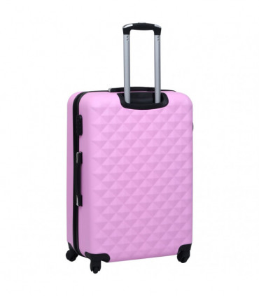 Hardcase Trolley Set 3 pcs Pink ABS