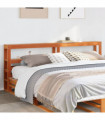 vidaXL Headboard with Shelves Wax Brown 180 cm Solid Wood Pine