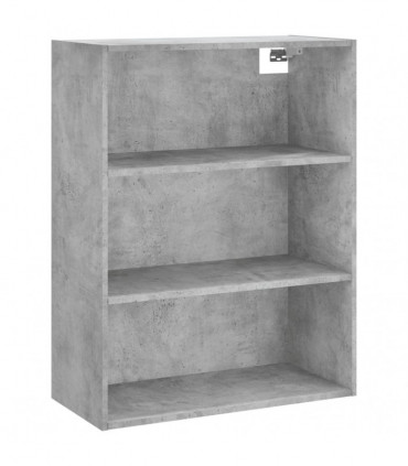 vidaXL Highboard Concrete Grey 69.5x34x180 cm Engineered Wood