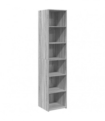 vidaXL Highboard Grey Sonoma 40x41x185 cm Engineered Wood