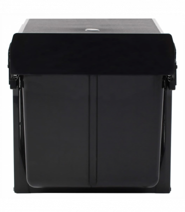 vidaXL Kitchen Cupboard Pull-out Dustbin Soft-Close 48 L