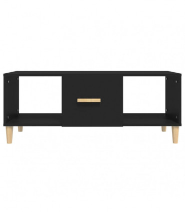 Coffee Table Black 102x50x40 cm Engineered Wood