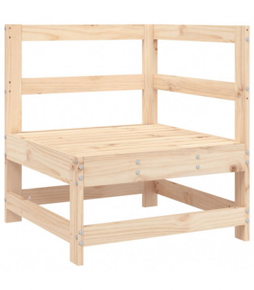 vidaXL Garden Corner Sofa Solid Wood Pine
