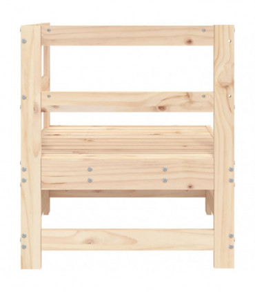 vidaXL Garden Corner Sofa Solid Wood Pine