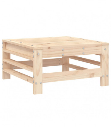 vidaXL Garden Footstool Solid Wood Pine