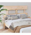 vidaXL Bed Headboard 124x3x81 cm Solid Wood Pine