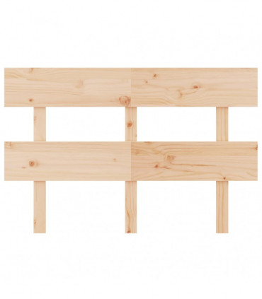 vidaXL Bed Headboard 124x3x81 cm Solid Wood Pine