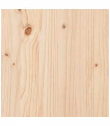 vidaXL Bed Headboard 124x3x81 cm Solid Wood Pine