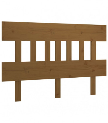 vidaXL Bed Headboard Honey Brown 138.5x3x81 cm Solid Wood Pine