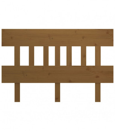 vidaXL Bed Headboard Honey Brown 138.5x3x81 cm Solid Wood Pine