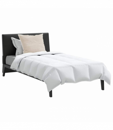 vidaXL Duvet Set with Pillow 2 pcs White 135 x 220 cm Down