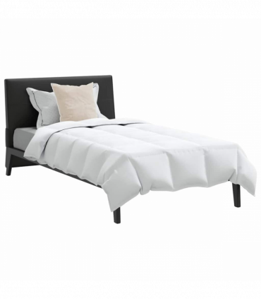 vidaXL Duvet Set with Pillow 2 pcs White 155 x 200 cm Down