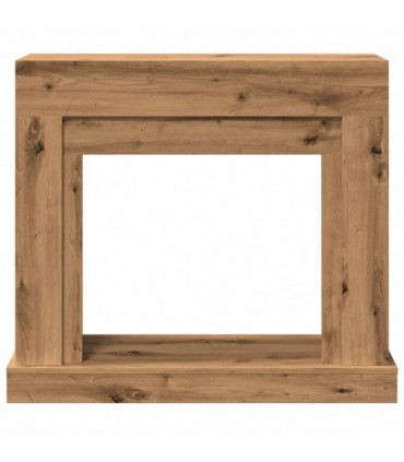 vidaXL Fireplace Surround Artisan Oak 100x30x87.5 cm Engineered Wood