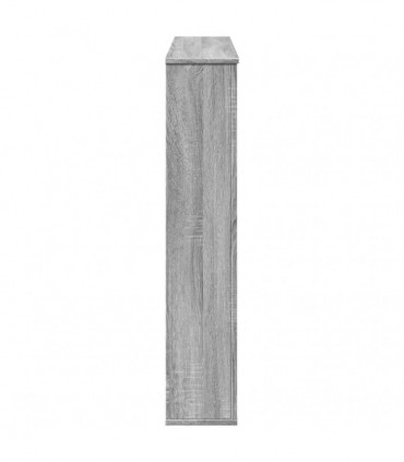 vidaXL Fireplace Surround Grey Sonoma 100x20x100 cm Engineered Wood