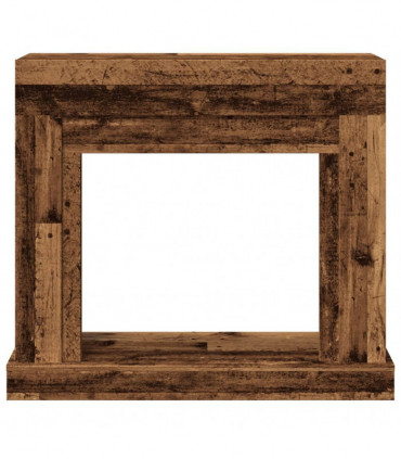 vidaXL Fireplace Surround Old Wood 100x30x87.5 cm Engineered Wood