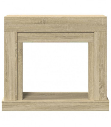 vidaXL Fireplace Surround Sonoma Oak 100x30x87.5 cm Engineered Wood
