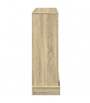 vidaXL Fireplace Surround Sonoma Oak 100x30x87.5 cm Engineered Wood