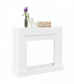 vidaXL Fireplace Surround White 100x30x87.5 cm Engineered Wood