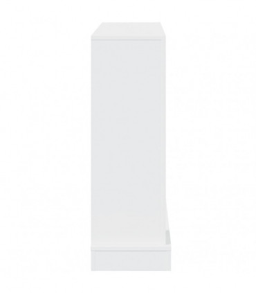 vidaXL Fireplace Surround White 100x30x87.5 cm Engineered Wood