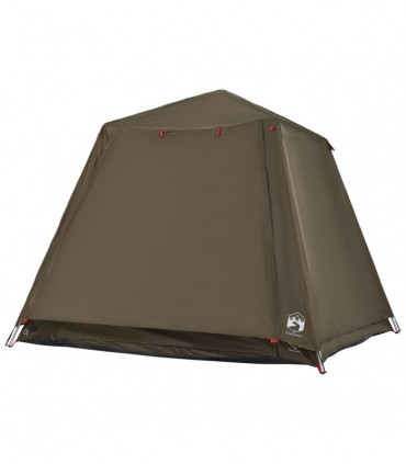 vidaXL Fishing Tent 4-Person Olive Green Quick Release
