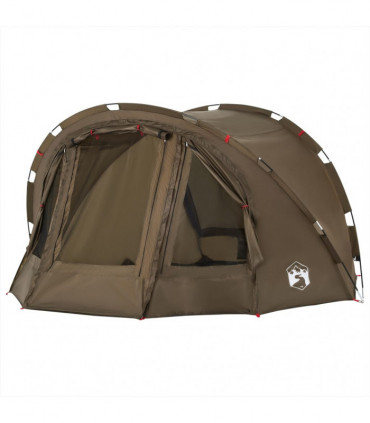 vidaXL Fishing Tent 4-Person Olive Green Waterproof