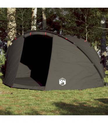 vidaXL Fishing Tent 5-Person Brown Waterproof